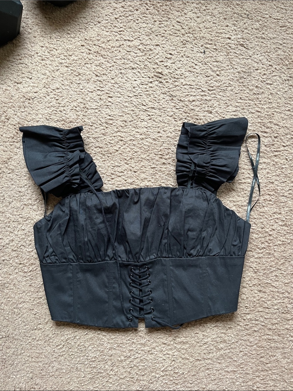 Forever 21 Corset Lace-up Crop top